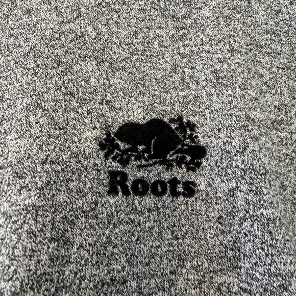 Roots Heather Gray Men's Short Sleeve Tee / Cotton/Recycle Poly / small - Picture 2 of 10